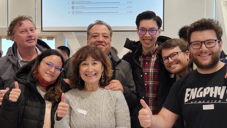 Team L to R: Kevin Gillard, Daniela Garcia, Sandy Lapsky, Jose Aparicio, Danny Wong, Aaron Woods, Hani Dawood.